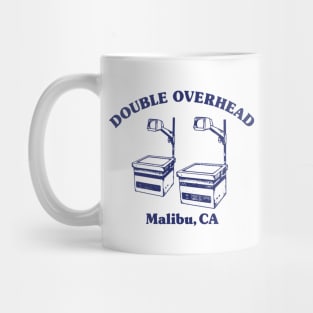 Double Overhead Malibu, California - Light Mug